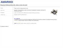 Tablet Screenshot of amariko.com